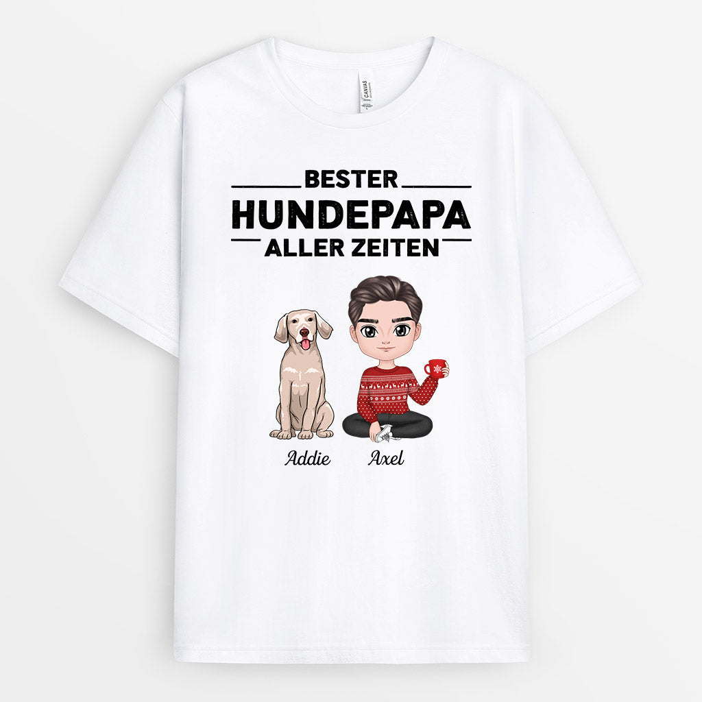 0204A548CGE1 personalisierte Tasse aufmerksamkeiten hundepapa hundeliebhaber