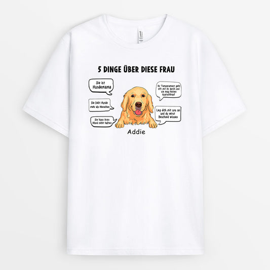 0207A160CGE1 personalisierte T Shirt geschenke hundemama hundeliebhaber