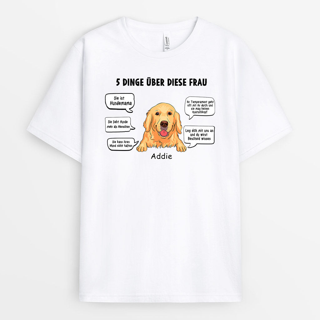 Hundemama - Personalisierte Geschenke | T-Shirt für Hundeliebhaber