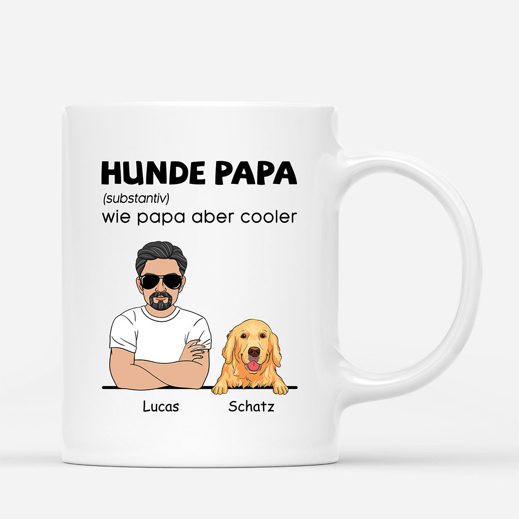Hunde Papa - Personalisierte Geschenke | Tasse für Hundeliebhaber