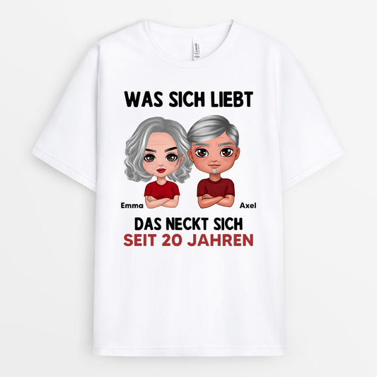 0231A220GGE1 personalisierte T Shirt geschenke paar papa mama