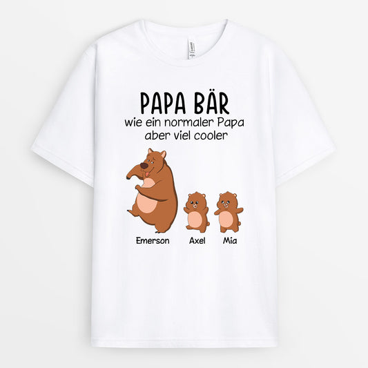 0257A228BGE1 personalisierte T Shirt geschenke bar opa papa