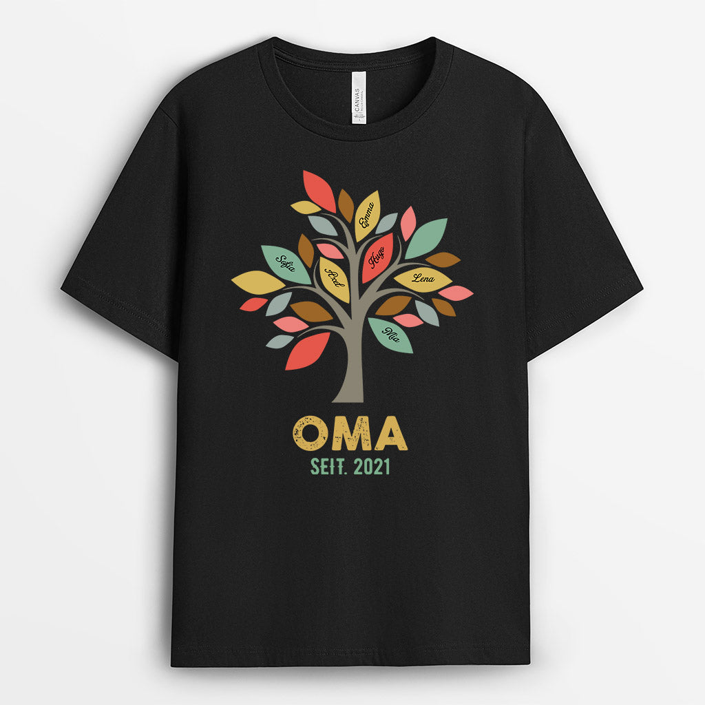 Familienstammbaum - Personalisierte Geschenke | T-Shirt für Familie