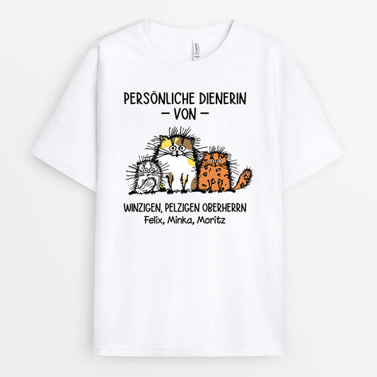 0307A250DGE2 individuelle T Shirt aufmerksamkeiten katzen katzenliebhaber