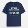 0311A140BGE2 individuelle T Shirt aufmerksamkeiten universum opa papa kinder