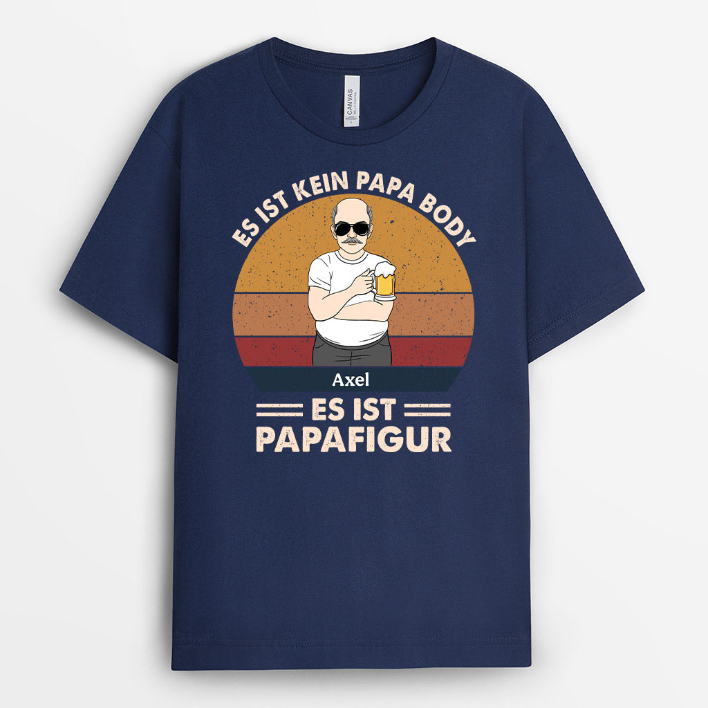 0319A948BGE1 personalisierte T Shirt geschenke papafigur opa papa
