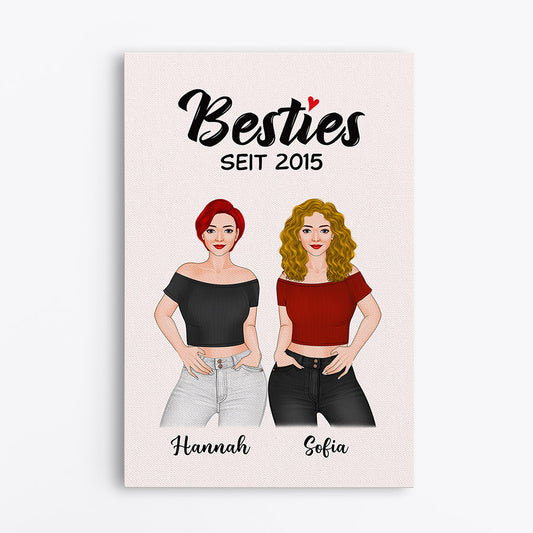 0370C267FGE1 personalisierte leinwande geschenke bestie freunde