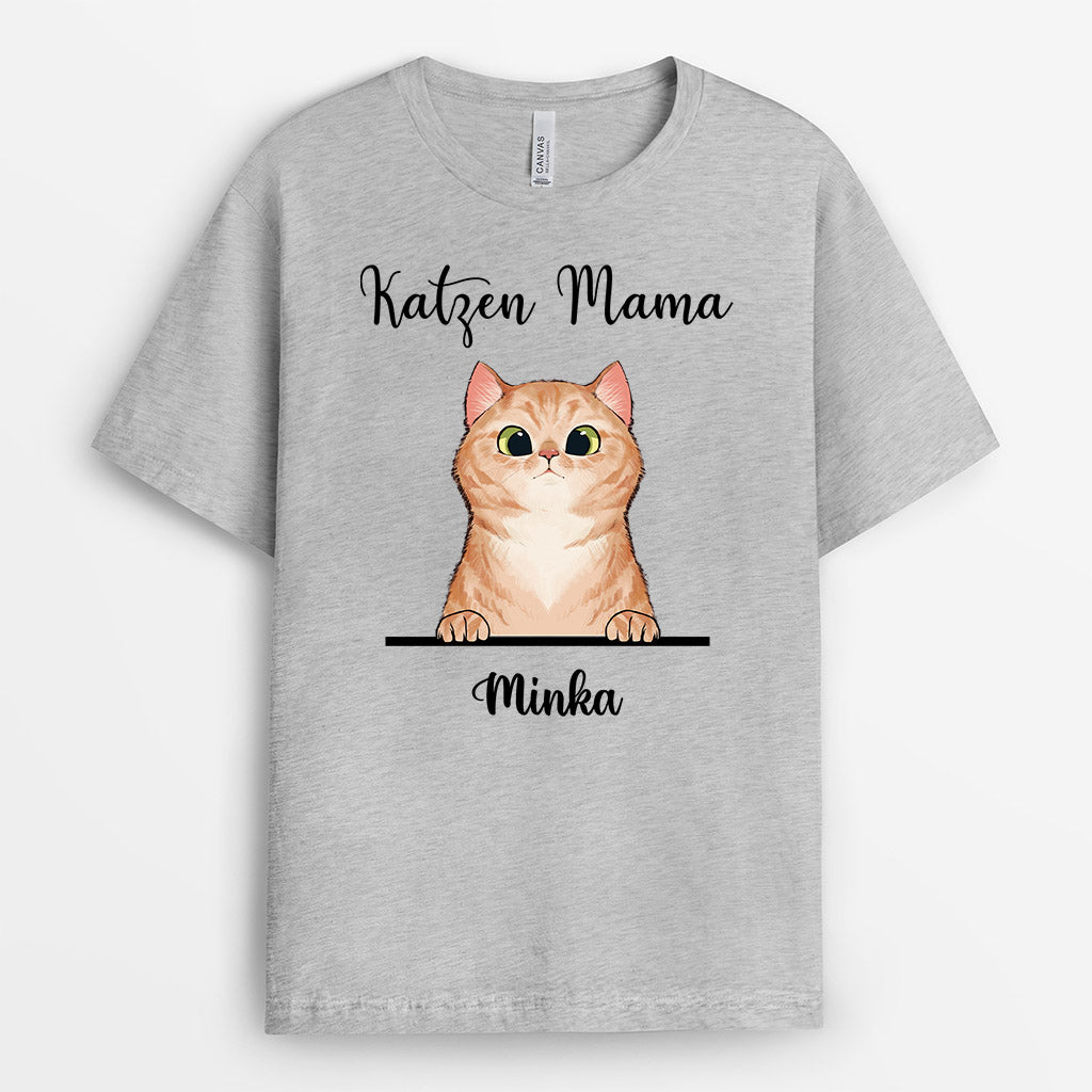 Katzeneltern - Personalisierte Geschenke | T-Shirt für Katzenbesitzer