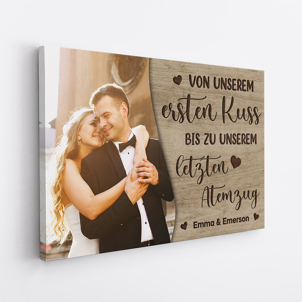 0404CGE2 Personalisierte Geschenke Leinwand Foto Paare