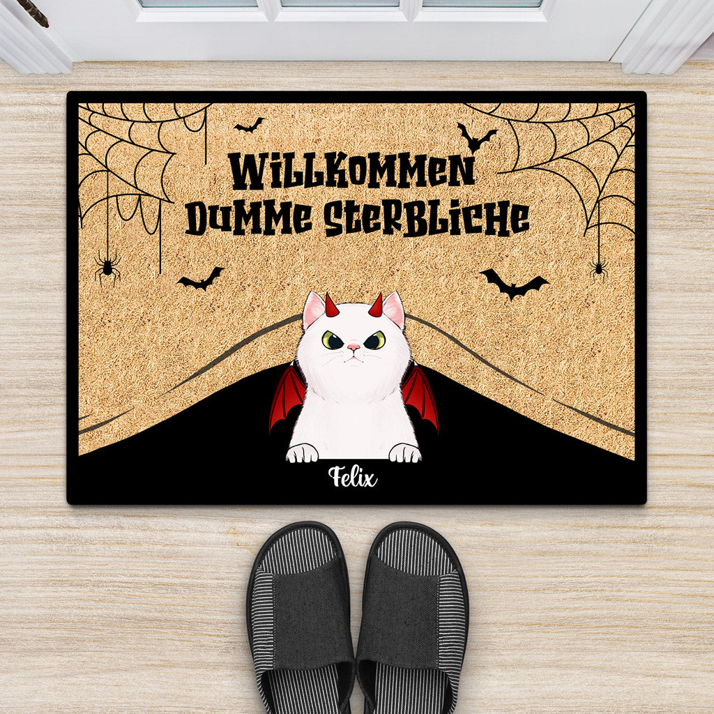0431D588DGE2 Personalisierte Geschenke Fussmatte Geist Halloween