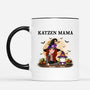 0436M280DGE2 Personalisiertes Geschenke Tasse Katzen Mama Halloween