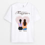 0443AGE1 Personalisierte Geschenke T shirt Besties Beste Freundin
