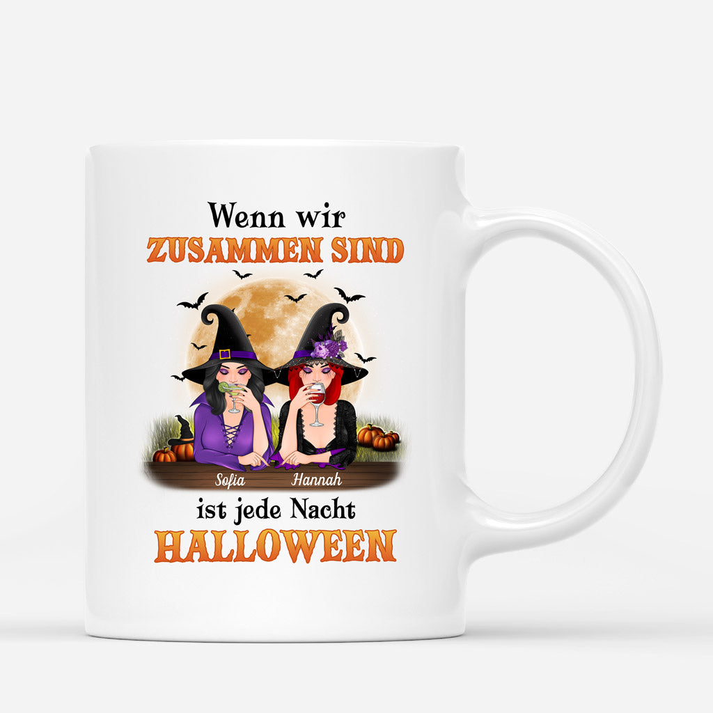 Beste Hexen Beste Freunde - Personalisierte Geschenke | Tasse für Halloween