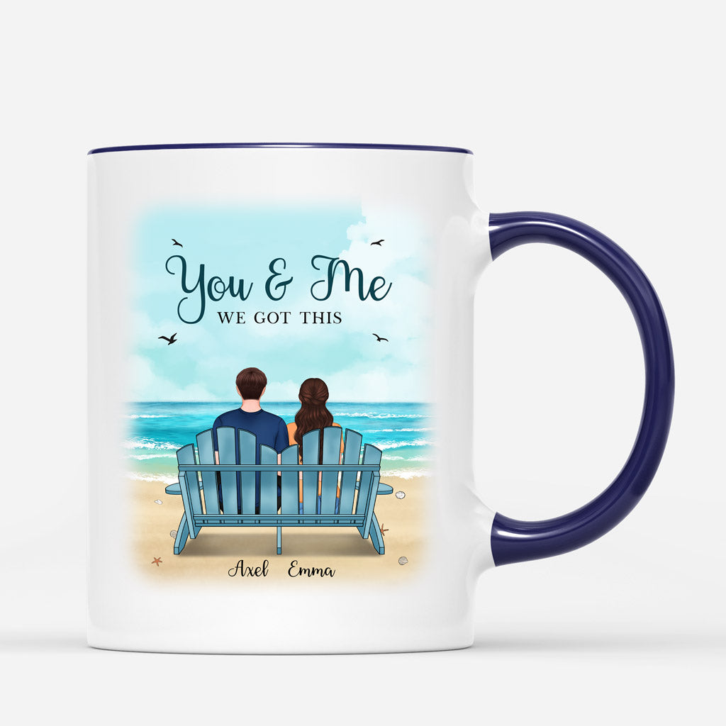Du & Ich - Personalisierte Geschenke | Tasse für Paare/Verliebte