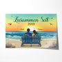 0489S595GGE1 Personalisierte Geschenke Poster Menschen Paare Strand