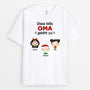 0494AGE1 Personalisierte Geschenke T Shirt Enkel Oma Mama