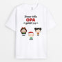 0495AGE1 Personalisierte Geschenke T Shirt Enkel Opa Papa