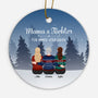 0512OGE1 Personalisierte Geschenke Ornament Tochter Mama Weihnachten