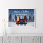 0512SGE3 Personalisierte Geschenke Poster Tochter Mama Weihnachten