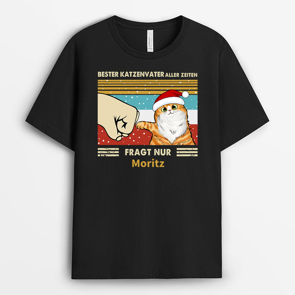 0528AGE2 Personalisierte Geschenke T Shirt Weihnachten Katzen Katzenbesitzer_e8e8ad72 e90c 4664 8197 3b1c36d68e68