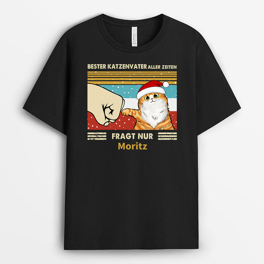 0528AGE2 Personalisierte Geschenke T Shirt Weihnachten Katzen Katzenbesitzer_e8e8ad72 e90c 4664 8197 3b1c36d68e68