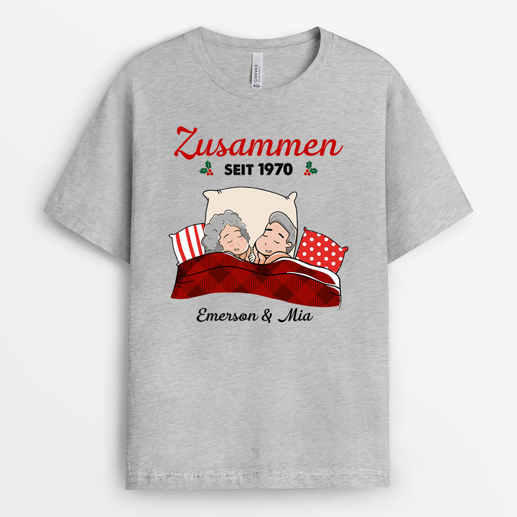 0537AGE2 Personalisierte Geschenke T Shirts Freundin Freund Mama Papa Weihnachten