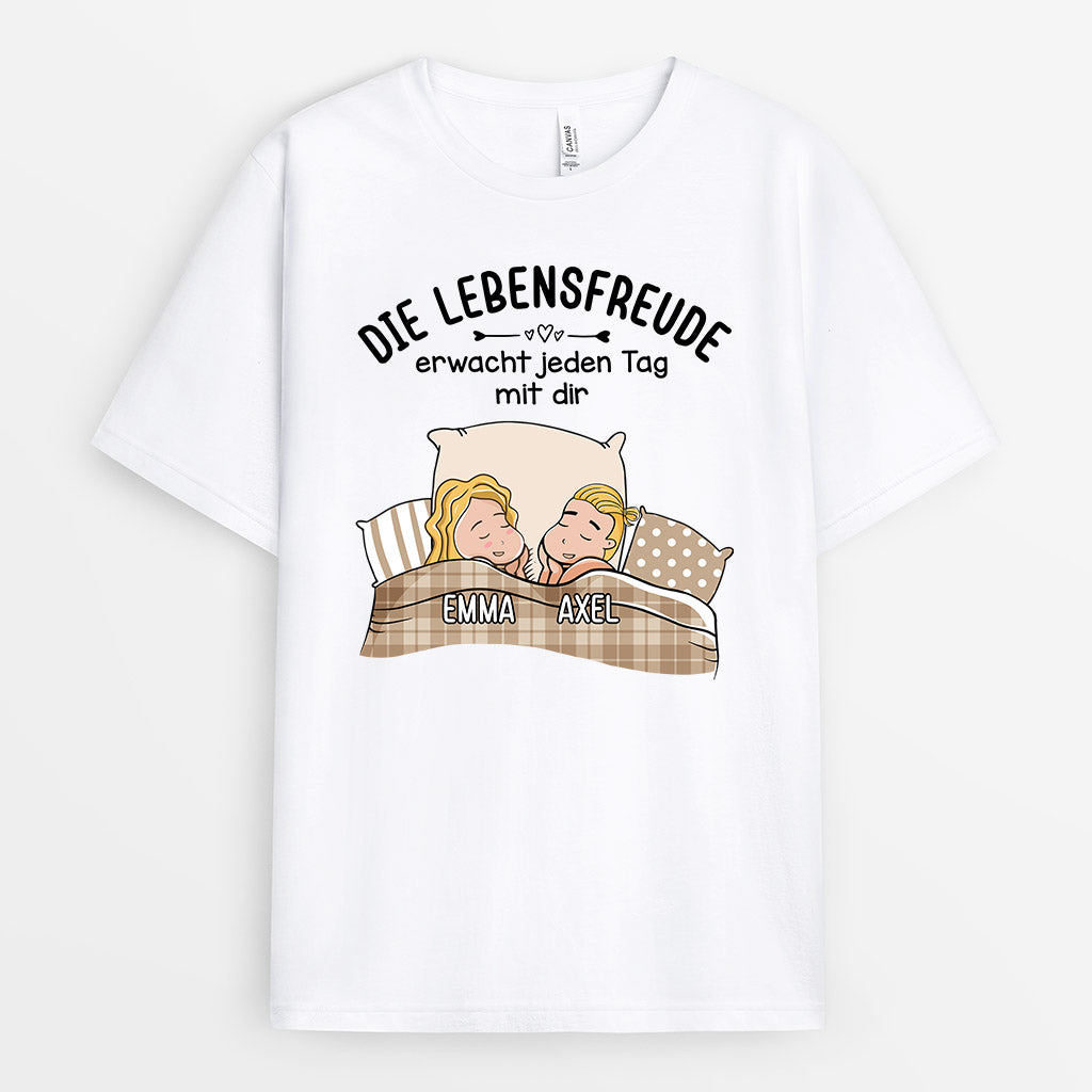 Die Lebensfreude - Personalisierte Geschenke | T-Shirt für Paare/Pärchen