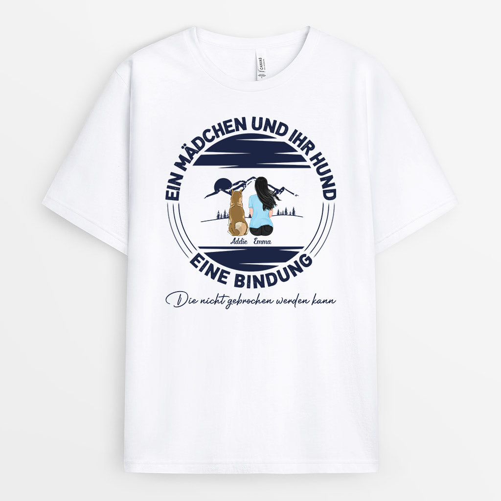 0548AGE2 Personalisierte Geschenke T Shirt Hunde Hundebesitzer Hundeliebhaber Hundemama Hundepapa