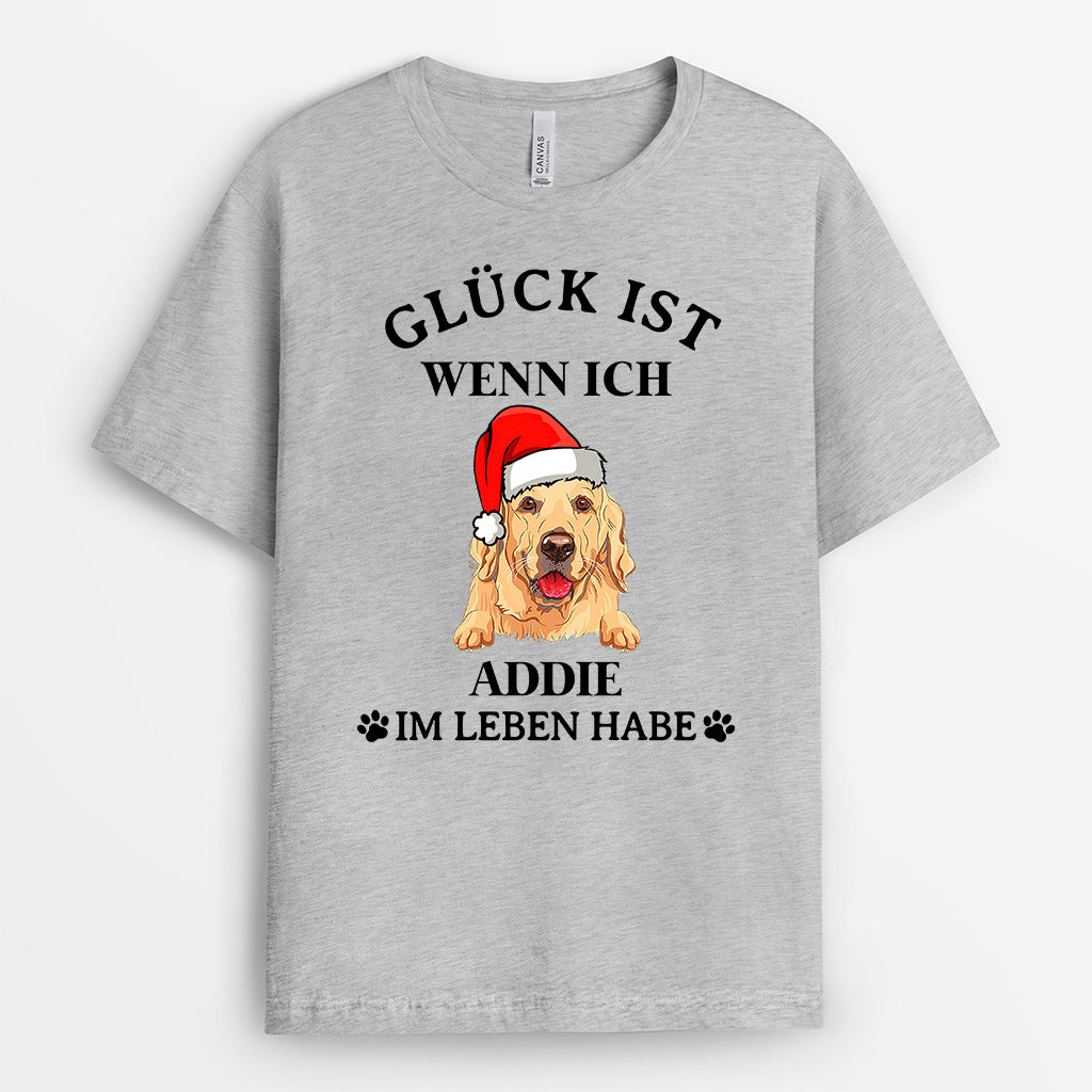 Mein Glück - Personalisierte Geschenke | T-Shirt für Hundebesitzer