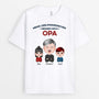 0564AGE2 Personalisierte Geschenke T Shirt Kinder Emkelkinder Papa Opa Weihnachten