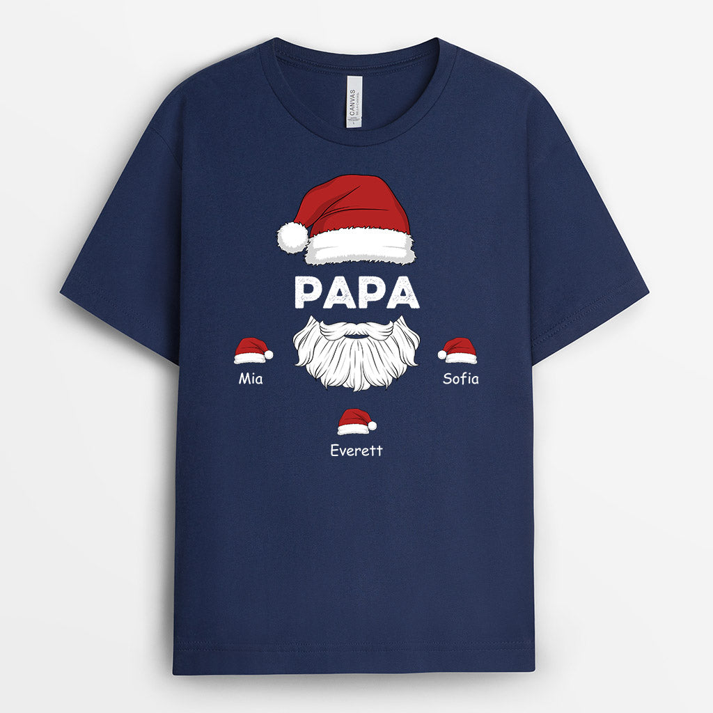 0570AGE2 Personalisierte Geschenke Kissen Weihnachtsmann Papa Opa Weihnachten