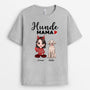 0575AGE1 Personalisierte Geschenke T Shirt Hunde Hundemama Hundebesitzer Weihnachten