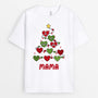 0588AGE2 Personalisierte Geschenke T Shirt Kinder Herzen Mama Oma Weihnachten