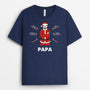 0591AGE2 Personalisierte Geschenke T Shirt Weihnachtsmann Sussigkeiten Papa Opa Weihnachten