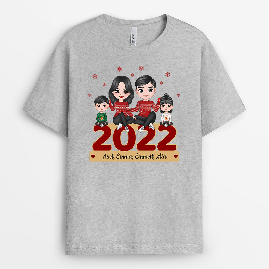 Die Familie - Personalisierte Geschenke | T-Shirt für Familie Weihnachten