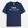 0617AGE2 Personalisierte Geschenke T Shirt Kindernamen Mama Oma Vatertag