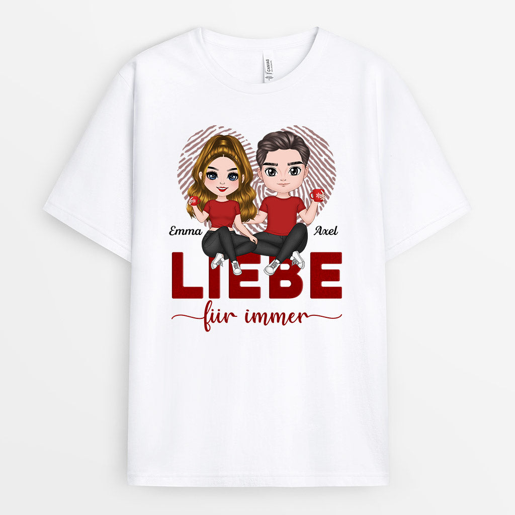 0626Age1 Personalisierte Geschenke T Shirt Frau Mann Paare Parchen Weihnachten
