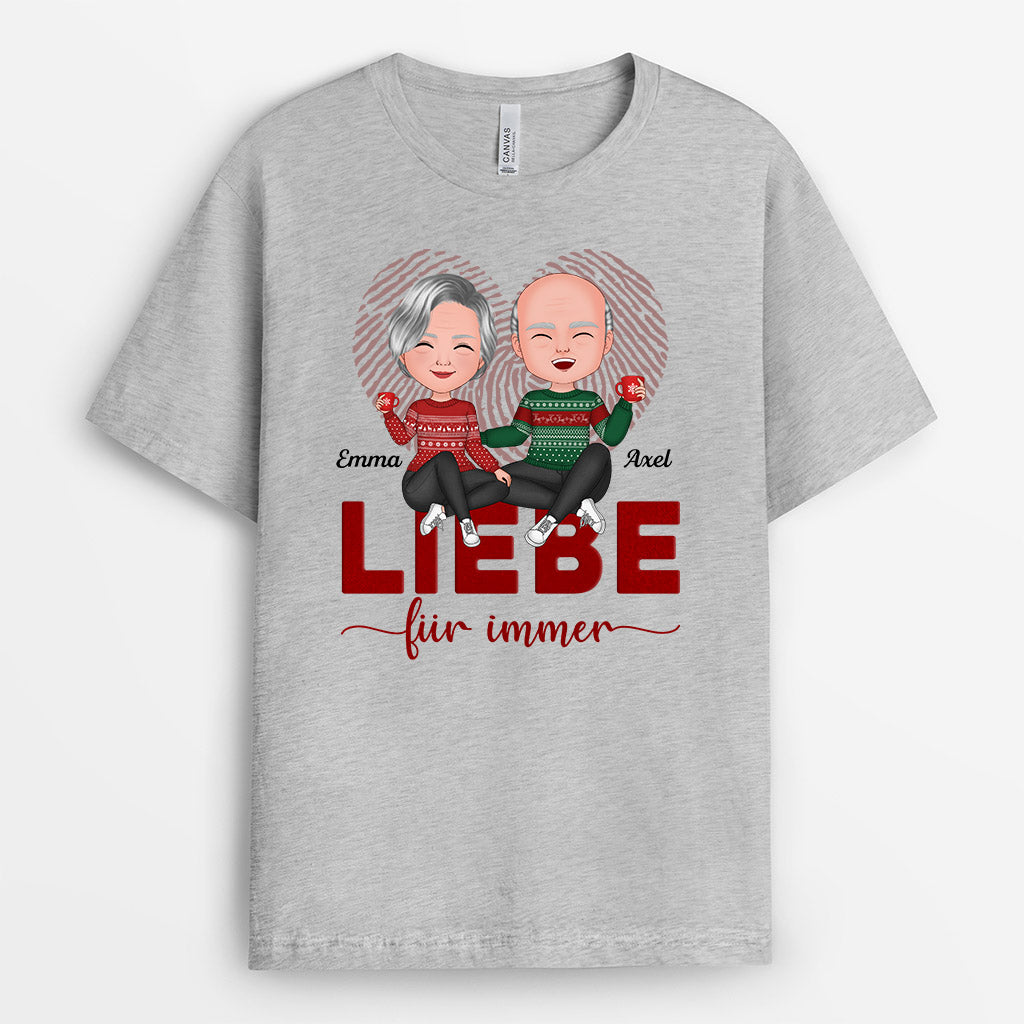 0626Age2 Personalisierte Geschenke T Shirt Frau Mann Paare Parchen Weihnachten