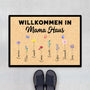 0638DGE2 Personalisierte Geschenke Fussmatte Enkelkinder Kinder Mama Oma