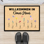 0638DGE3 Personalisierte Geschenke Fussmatte Enkelkinder Kinder Mama Oma