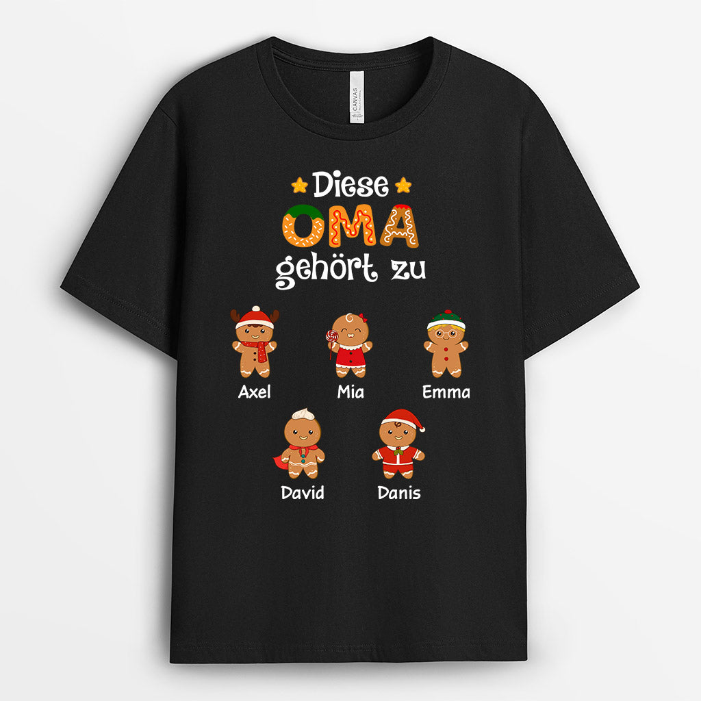 0661Age1 Personalisierte Geschenke T Shirt  Enkelkinder Mama Oma