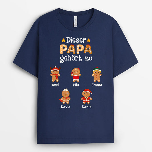 0661Age2 Personalisierte Geschenke T Shirt Kekse Enkelkinder Opa Vater