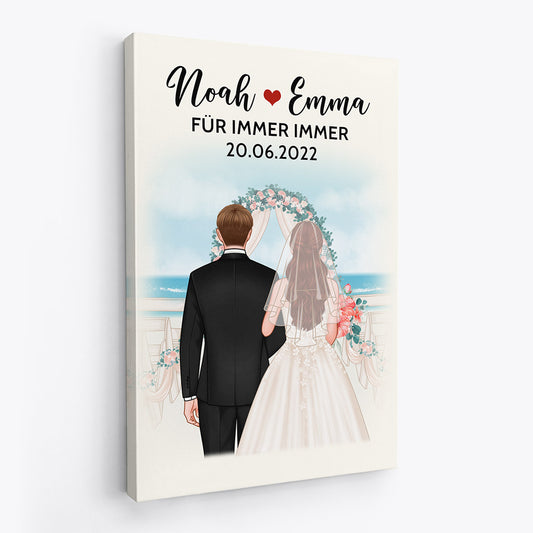 0719C597GGE2 Personalisierte Geschenke Leinwand Hochzeit Paare Liebhaber Valentinstag