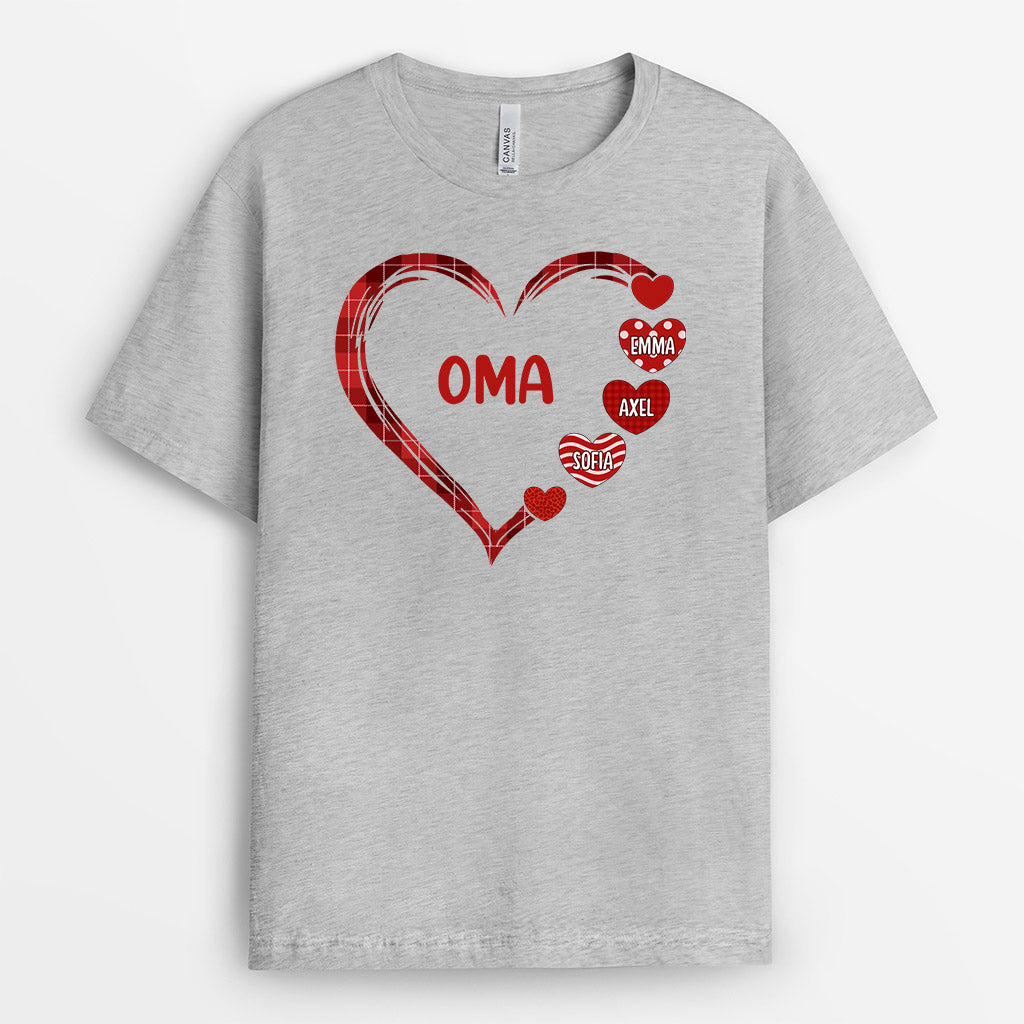 0723AGE1 Personalisierte Geschenke T Shirt Kinder Mama Oma Muttertag