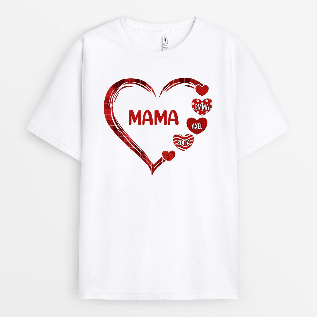 0723AGE2 Personalisierte Geschenke T Shirt Kinder Mama Oma Muttertag