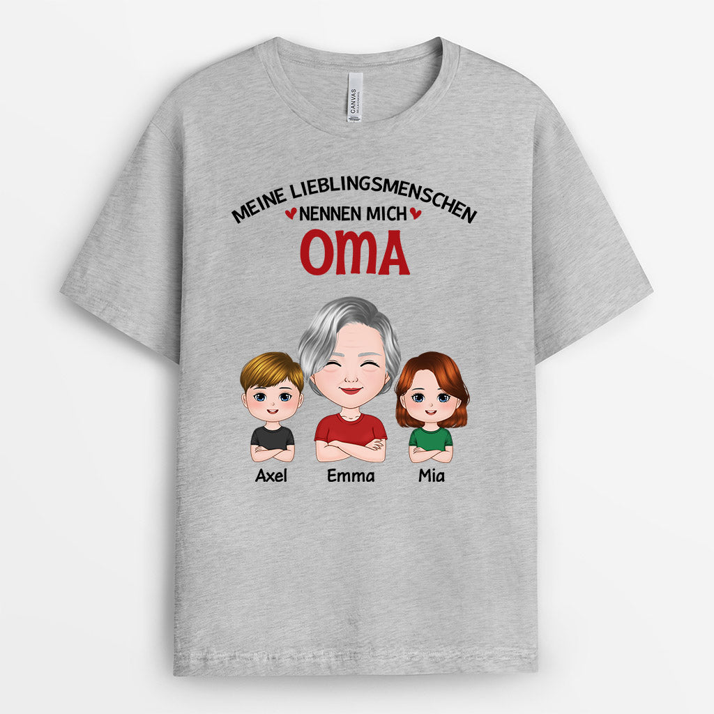 0727Age2 Personalisierte Geschenke T Shirt Kinder Mama Oma Muttertag