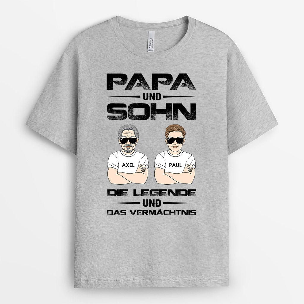 Die Legende - Personalisierte Geschenke | T-Shirt für Papa/Opa