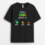 0748Age1 Personalisierte Geschenke T Shirt Handabdrucke Oma Mama Muttertag