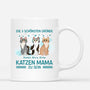 0758Mge2 Personalisierte Geschenke Tasse Katze Katzenvater Katzenbesitzer