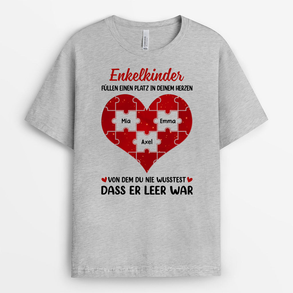 Von Ganzem Herzen - Personalisierte Geschenke | T-Shirt für Mama/Oma